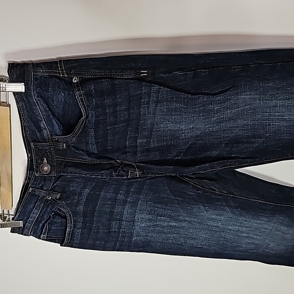 BLUENOTES Jake 31x30 dark wash loose straight leg jeans - Picture 2 of 7